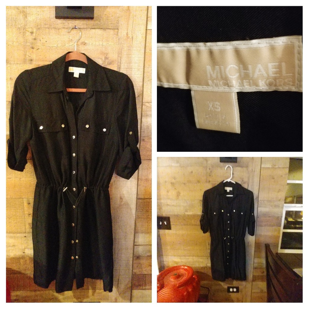 Authentic-Michael Kors safari dress